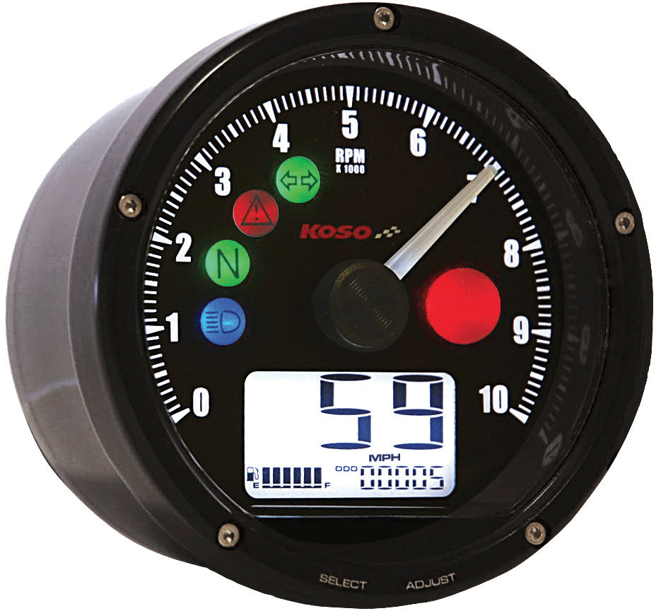 Tnt 01 Multifunction Speedometer Black