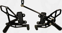 Rear Set Complete Blk Hon
