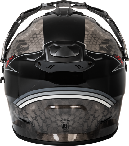 Trekker Cw Conceal Helmet Elec Shld Black/Grey/White Xs