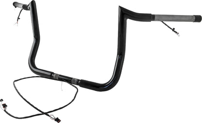 14" Monkey Bagger Bar Prewired Satin Black `14 23 Flh/Flt