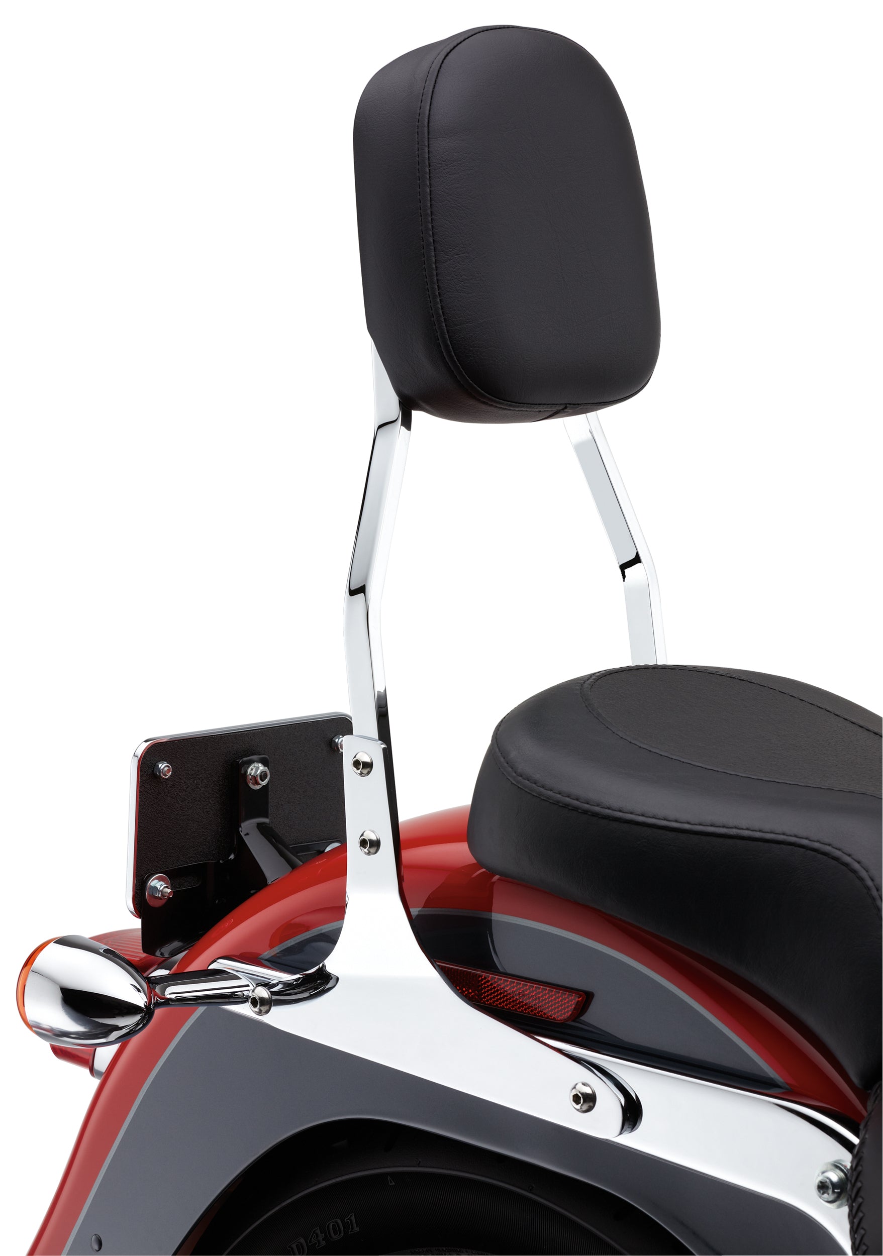 Standard Sissy Bar Chrome Flst 00 06