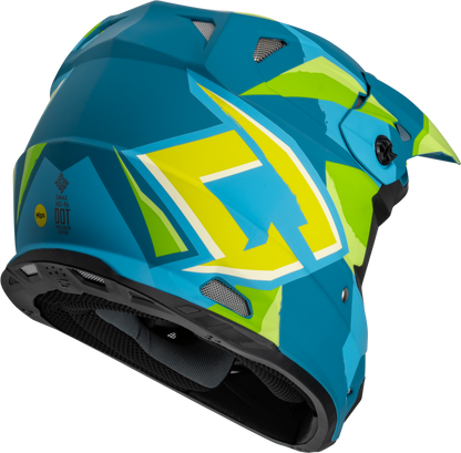 Mx 96 Splinter Helmet Matte Blue/Green 2x