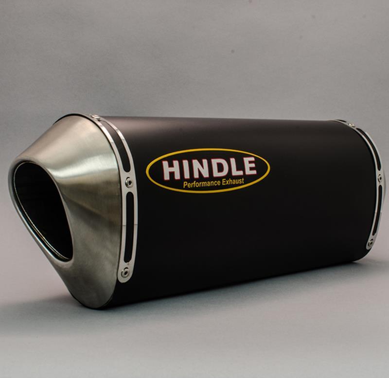 Hindle Exhaust for Yamaha Vmax (09-15)  with 14x2.25 Evolution Black Ceramic Muffler Stealth