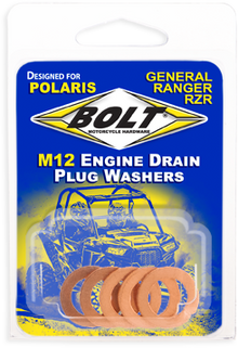Engine Drain Plug Washer M12x20 Copper  5pk
