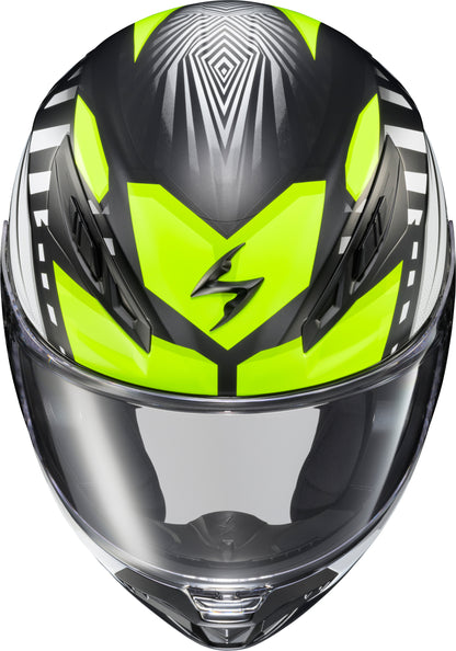 Exo R430 Full Face Helmet Head Trip Hi Viz Md