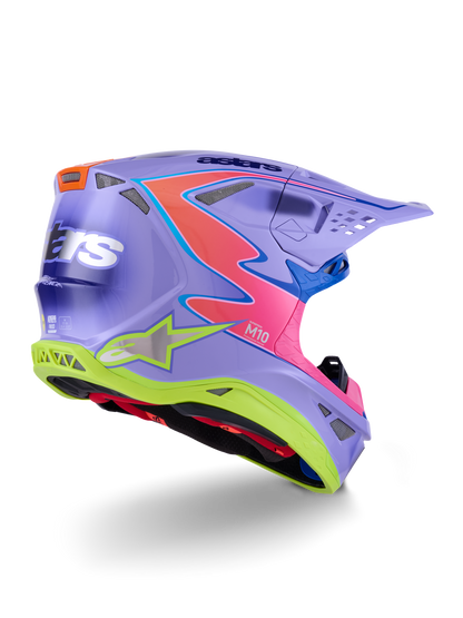 S M10 Jett Lawrence R01 Helmet Purp/Pnk Fluo/Ylw Fluo Gls Xs
