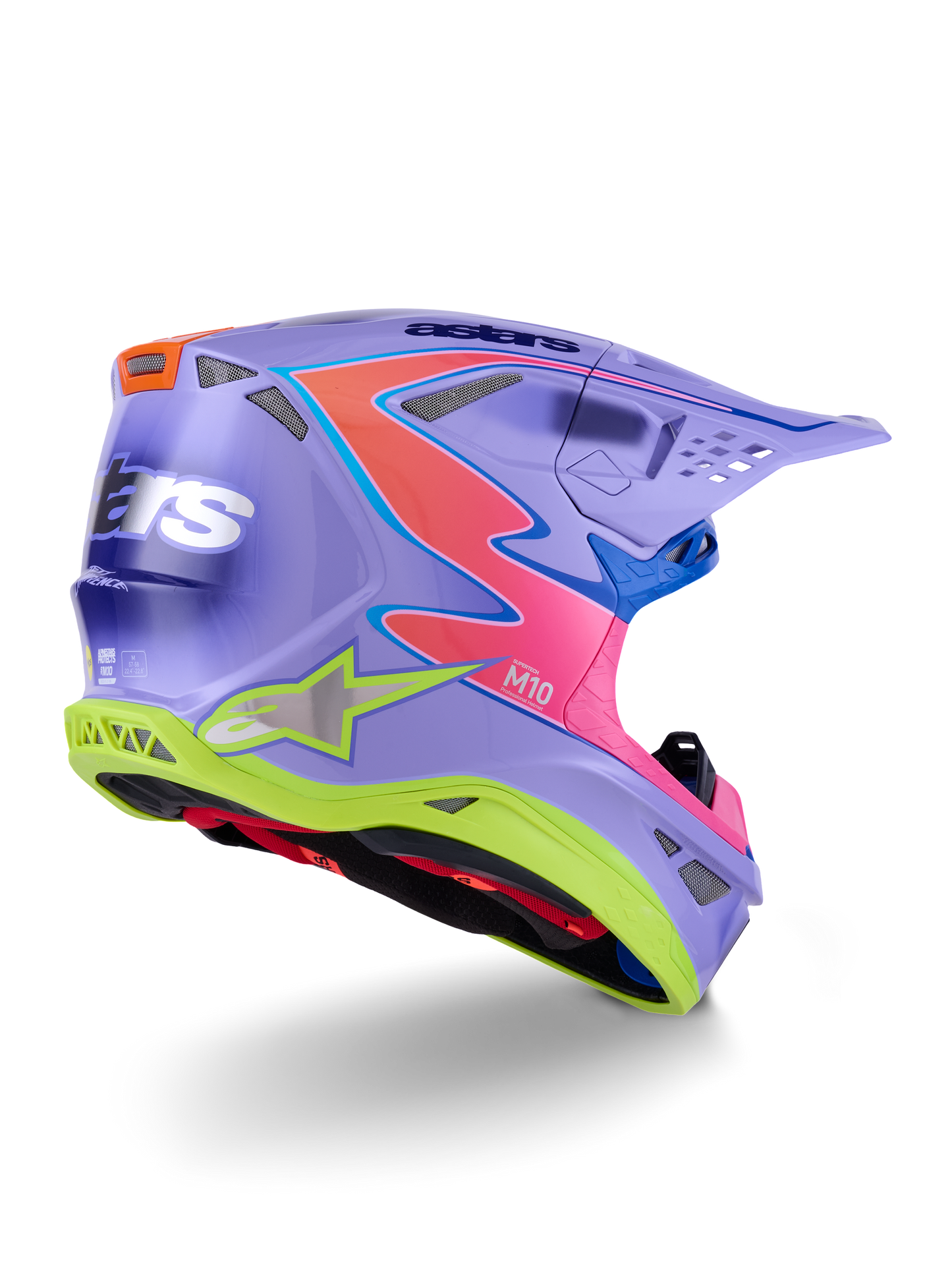 S M10 Jett Lawrence R01 Helmet Purp/Pnk Fluo/Ylw Fluo Gls Xl
