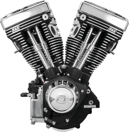 S&S Cycle 84-99 BT V111 Long Block Engine - Wrinkle Black
