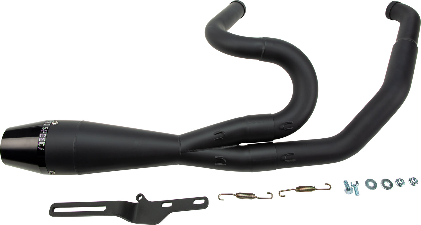 2in1 Twin Cam Flt Shorty Black