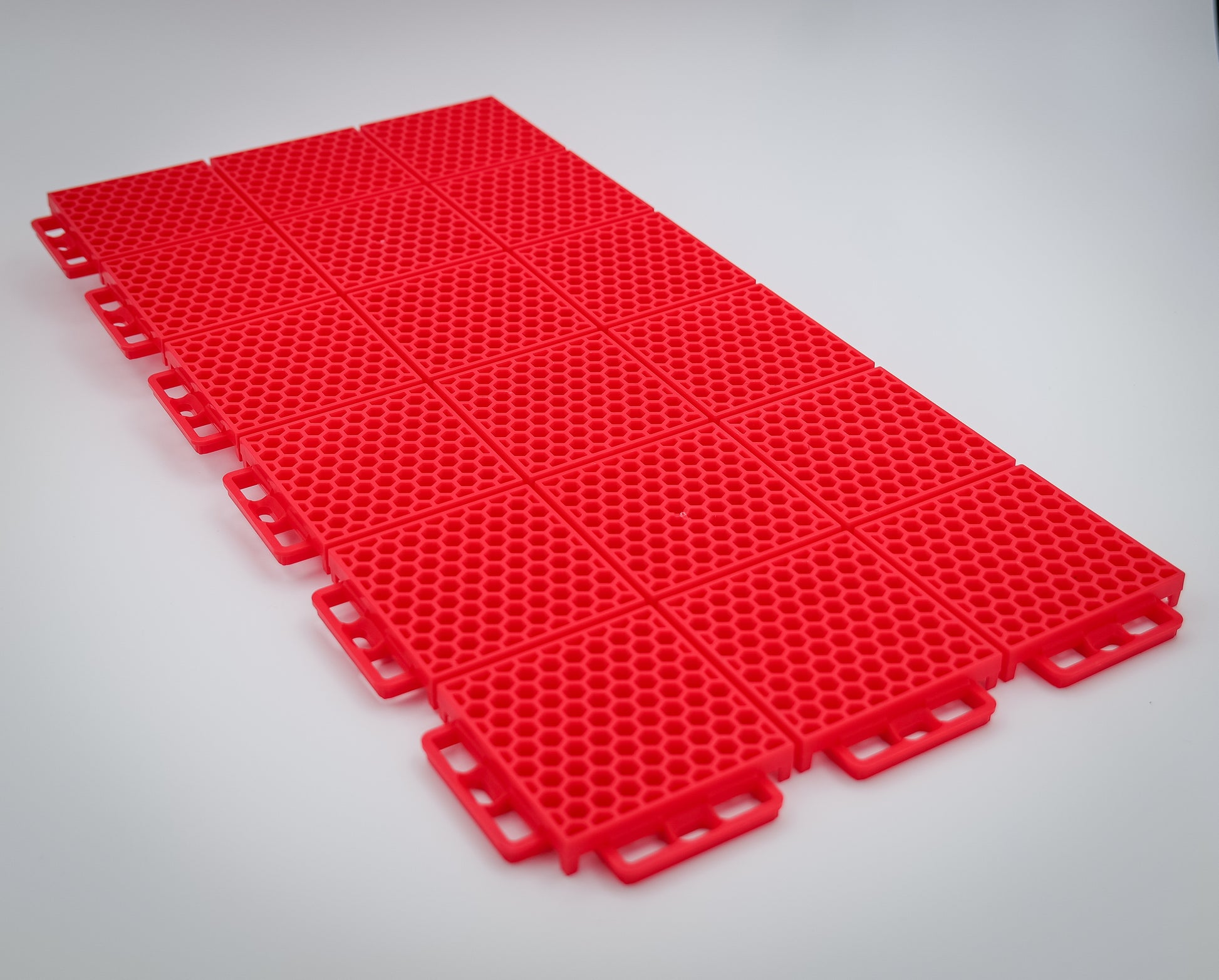 Protech Flooring Smooth Red 8 Pc