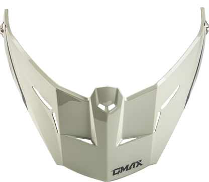 Md 74 Visor W/Screws Spectre White/Red