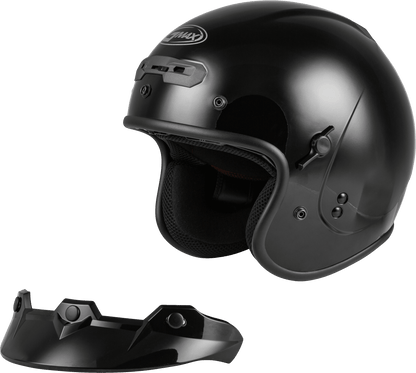 Gm 32 Open Face Helmet Black 2x