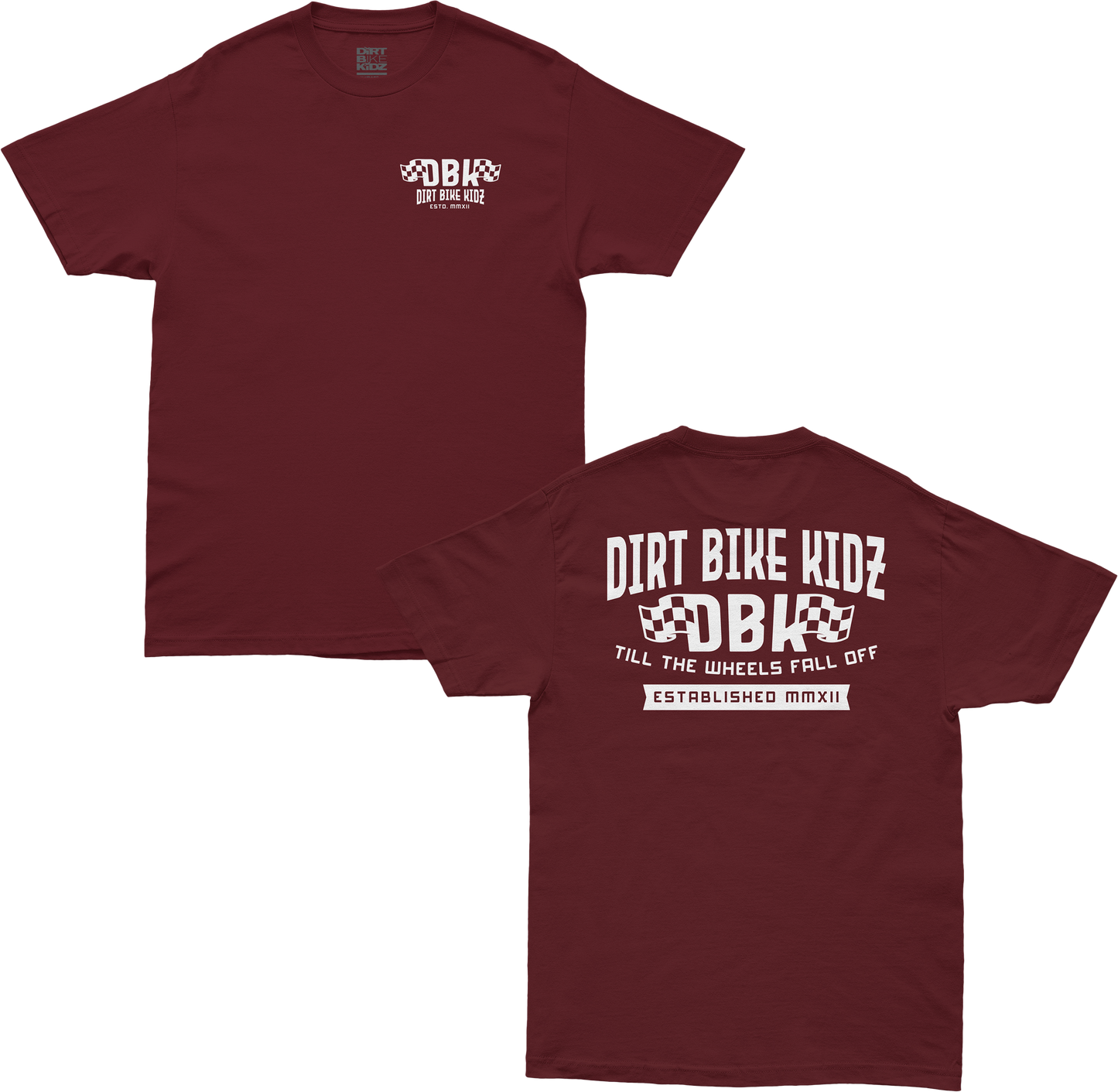Till The End Tee Burgundy 2x