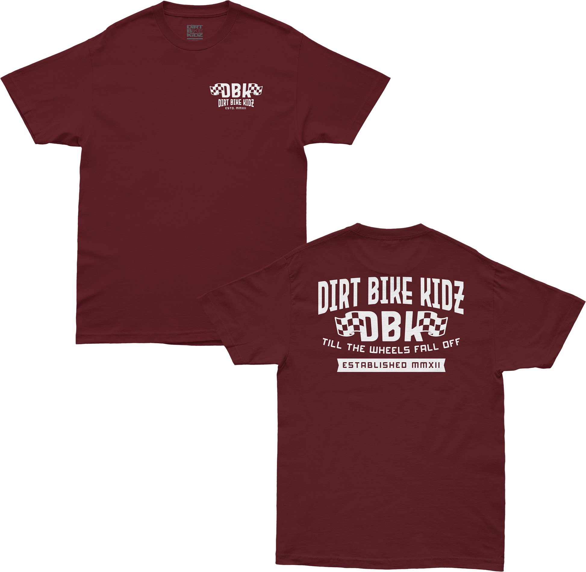 Till The End Tee Burgundy 2x