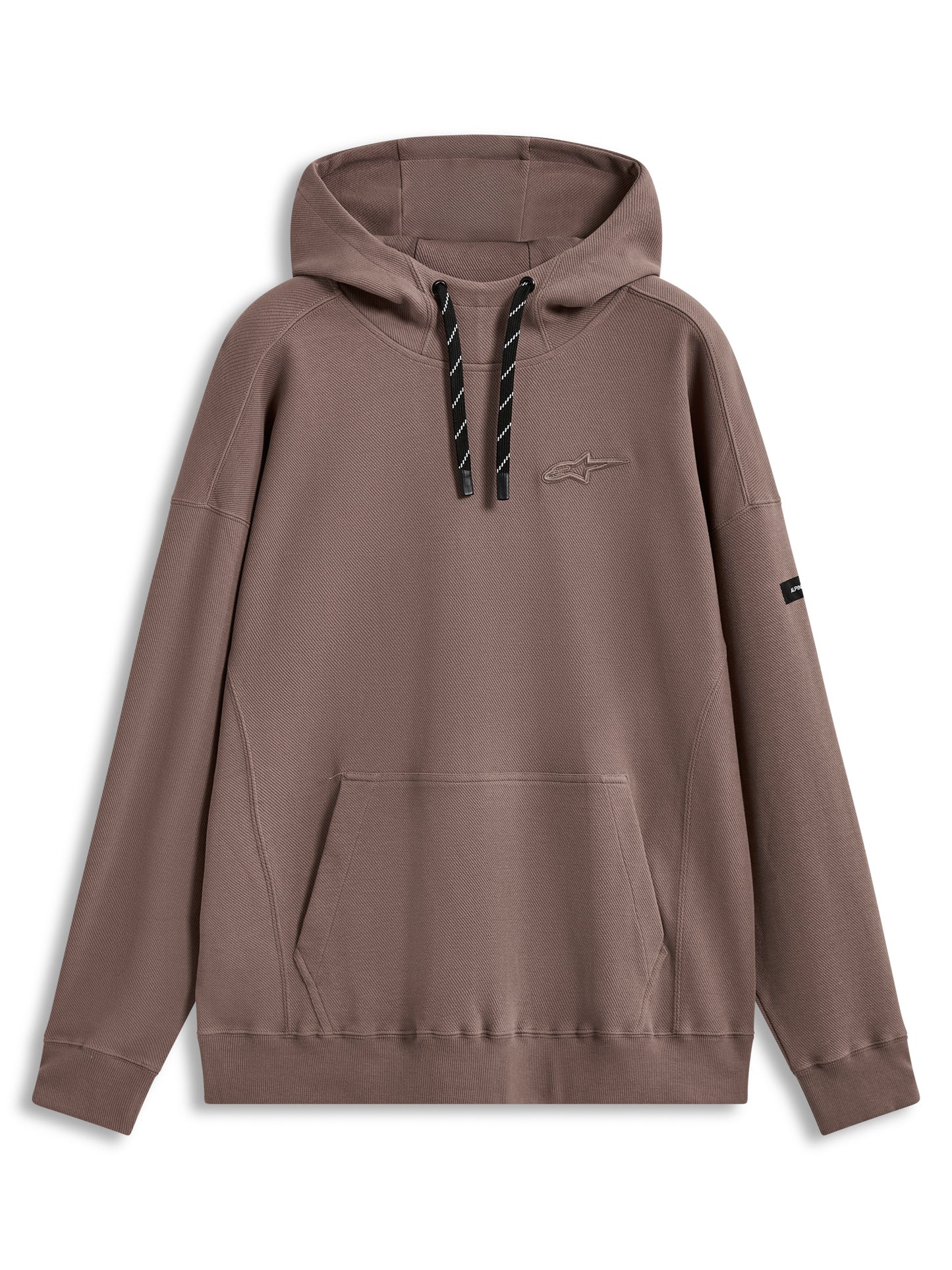 Camino Textured Ovrsizd Hoodie Taupe Md