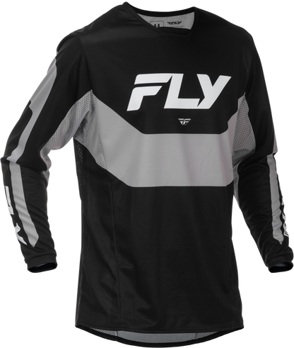 Kinetic Jersey Black/Grey Lg