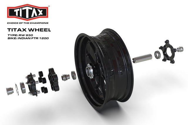 Titax Forged Aluminum Wheels for the Harley Davidson Sportster S - 17x4.5 and 17x5.0