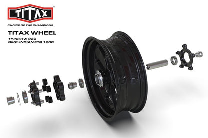 Titax Forged Aluminum Wheels for the Harley Davidson Sportster S - 17x4.5 and 17x5.0