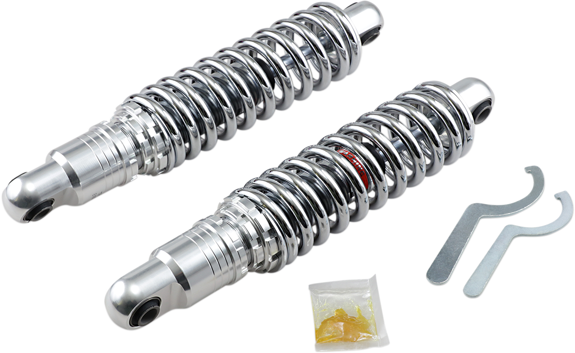 DRAG SPECIALTIES SHOCKS Premium Ride-Height Adjustable Shocks - 13" - Heavy Duty - Chrome C16-0157H