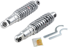 DRAG SPECIALTIES SHOCKS Premium Ride-Height Adjustable Shocks - 11" - Heavy Duty - Chrome C16-0160H