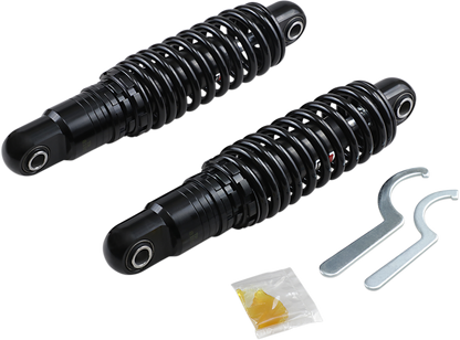 DRAG SPECIALTIES SHOCKS Premium Ride-Height Adjustable Shocks - 11" - Heavy Duty - Black C16-0160HB
