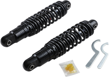 DRAG SPECIALTIES SHOCKS Premium Ride-Height Adjustable Shocks - 12" - Heavy Duty - Black C16-0162HB