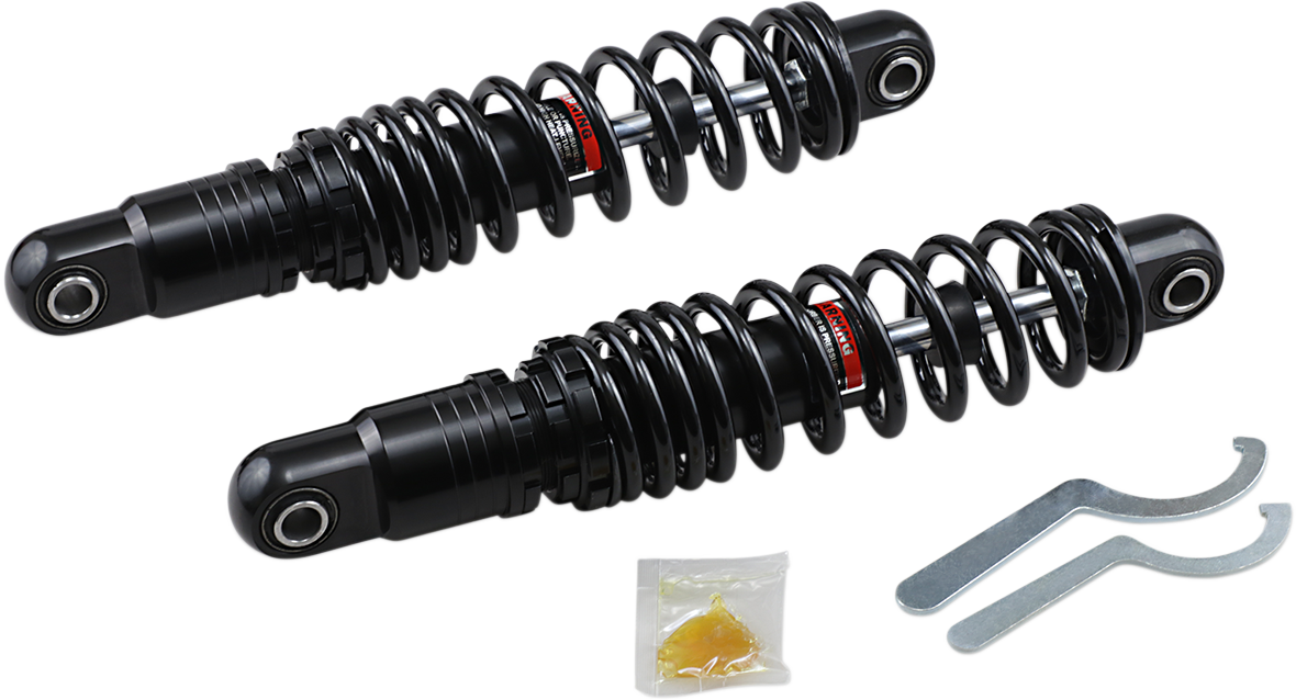 DRAG SPECIALTIES SHOCKS Premium Ride-Height Adjustable Shocks - 13" - Heavy Duty - Black C16-0163HB