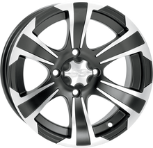 ITP Wheel - SS312 - Rear - Black Machined - 14x8 - 4/110 - 3+5 1428446536B
