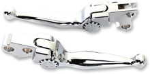 PSR Journey Adjustable Lever Set for Harley Models - Chrome 12-00601-20