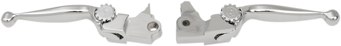 PSR Journey Adjustable Lever Set for Harley Models - Chrome 12-00612-20