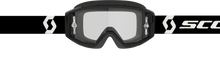 Primal Goggle Black/White Clear Works