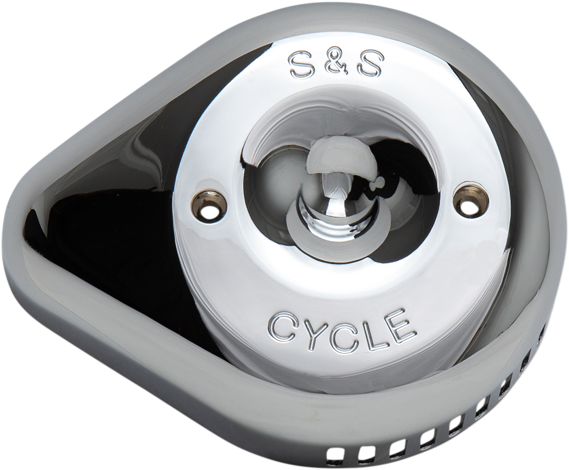 S&S CYCLE Air Cleaner Cover - Slasher - Chrome 170-0532