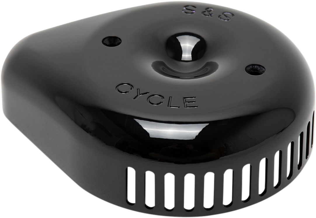 S&S CYCLE Air Cleaner Cover - Slasher - Black 170-0533