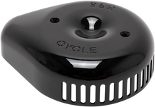 S&S CYCLE Air Cleaner Cover - Slasher - Black 170-0533