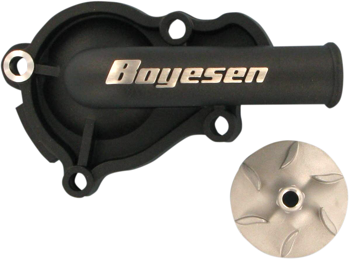 BOYESEN Impeller/Waterpump Cover - Black - Honda WPK-06B
