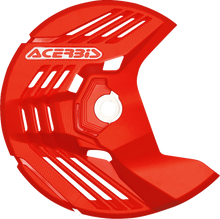 ACERBIS Disc Cover - Linear - Red - Honda | Kawasaki | Sherco | Yamaha 2985050004