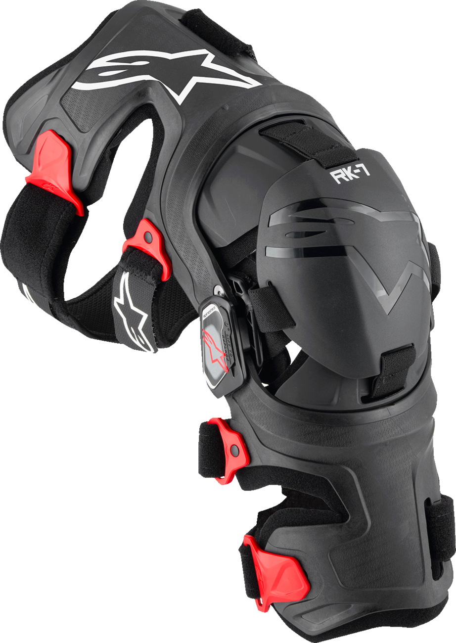 ALPINESTARS RK-7 Plasma Knee Braces - Black/Red - XL 6500825-13-XL