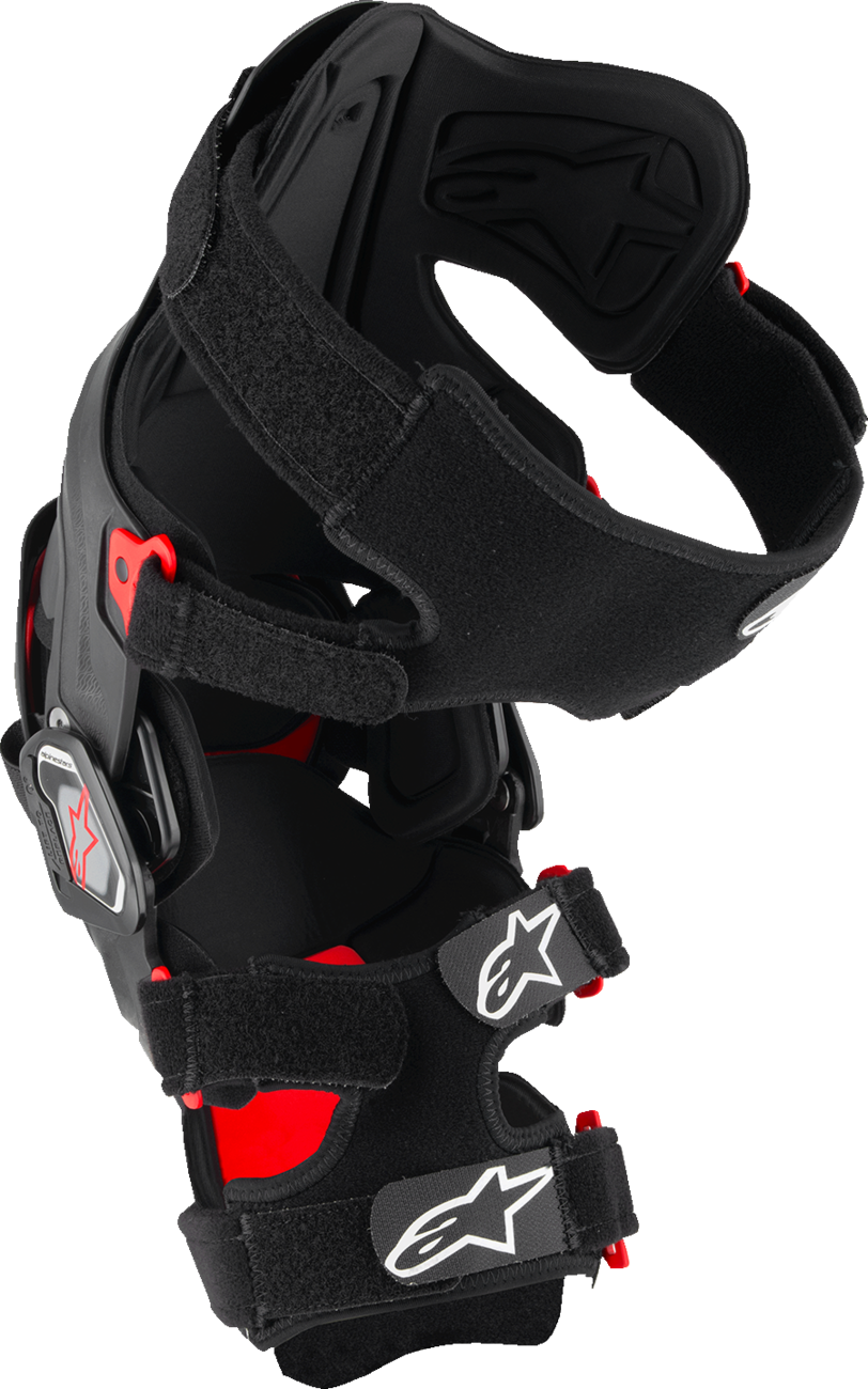 ALPINESTARS RK-7 Plasma Knee Braces - Black/Red - Medium 6500825-13-M