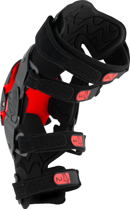 ALPINESTARS RK-1 Plasma Knee Braces - Black/Red - S/M 6501725-13-SM