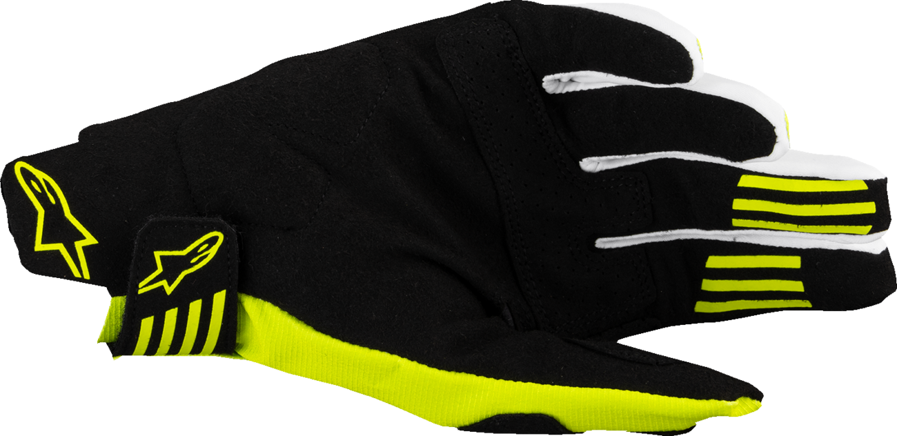 ALPINESTARS Techstar MX Gloves - Black/Fluo Yellow - Large 3560125-155-L