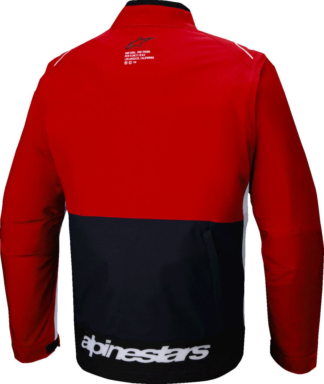 ALPINESTARS Lite-Dura Softshell Jacket - Black/Red/White - Small 3700225-1342-S