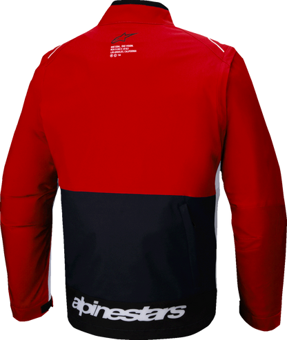 ALPINESTARS Lite-Dura Softshell Jacket - Black/Red/White - Small 3700225-1342-S