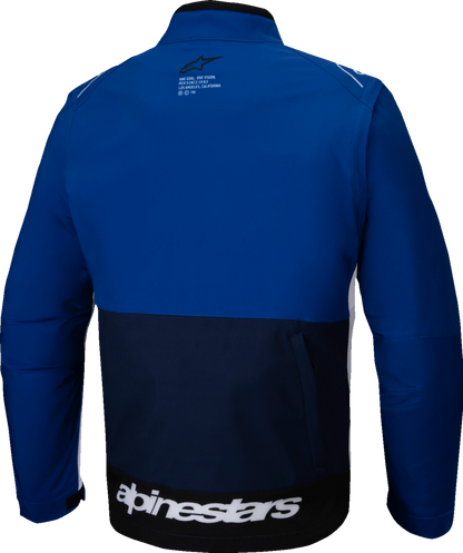 ALPINESTARS Lite-Dura Softshell Jacket - Navy/Blue/White - 2XL 3700225-7174-2X