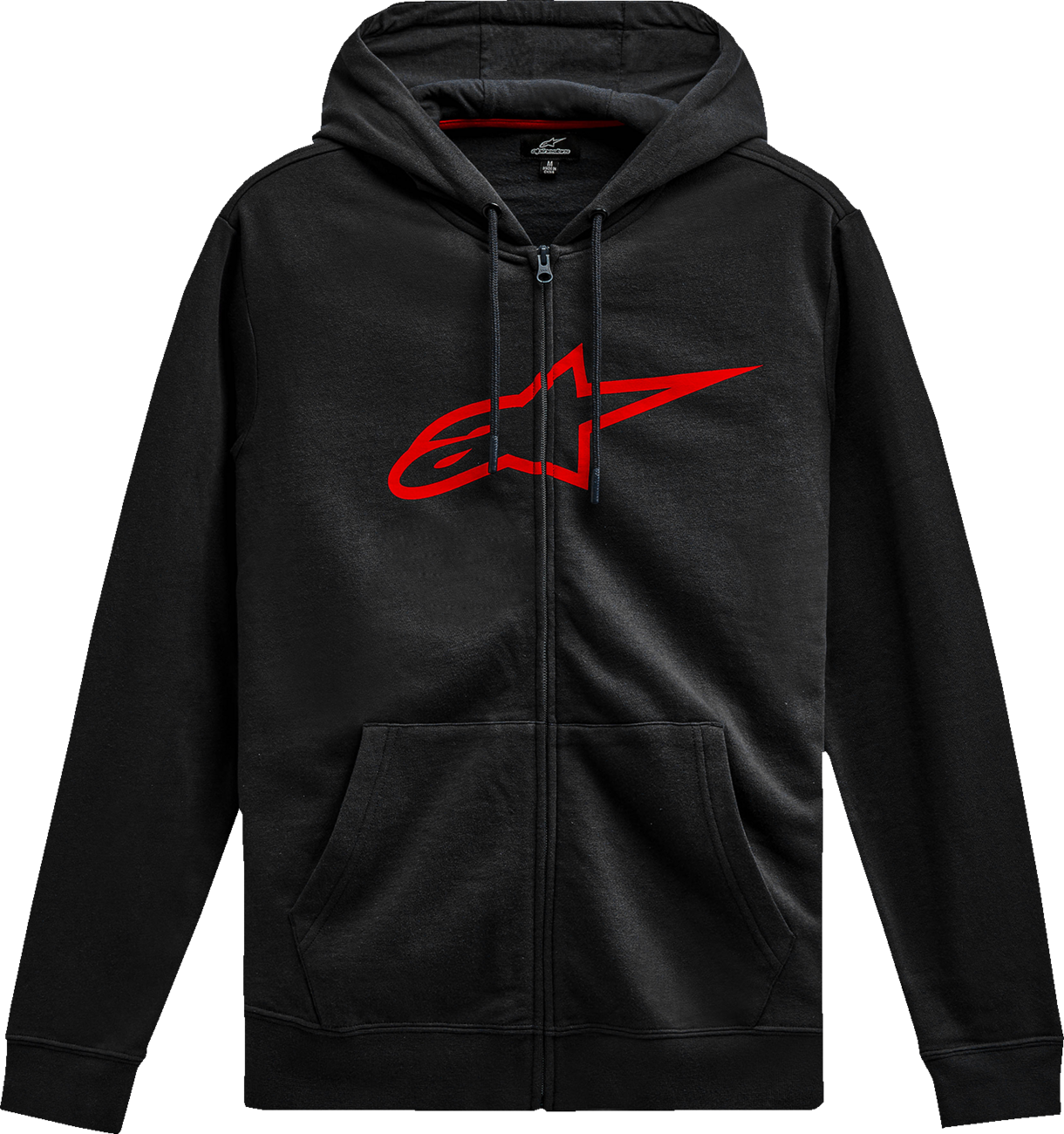ALPINESTARS Ageless V3 Zip Hoodie - Black/Red - Medium 1244-51490-1030-M