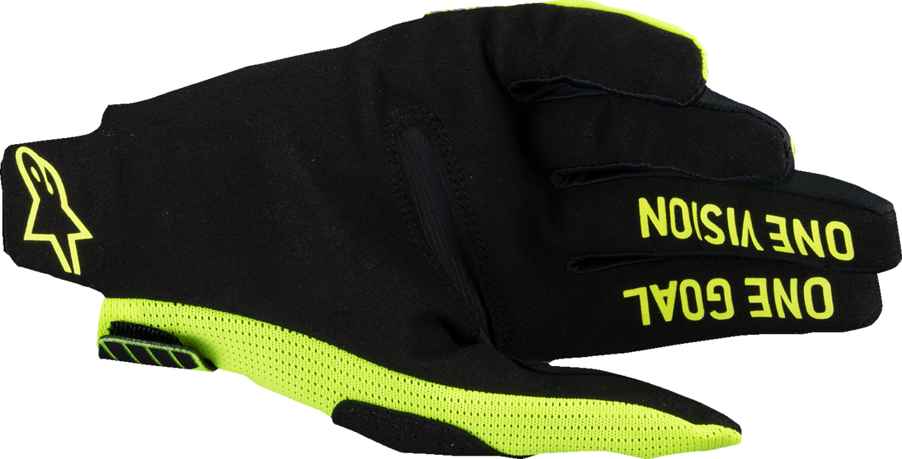 ALPINESTARS Radar Pro MX Gloves - Fluo Yellow - Medium 3560325-55-M