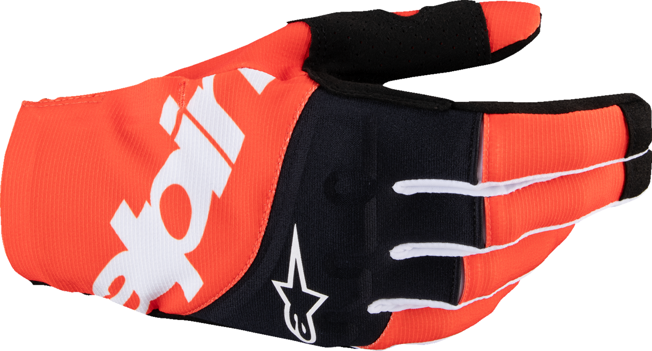 ALPINESTARS Techstar MX Gloves - Black/Hot Orange - Medium 3560125-1041-M