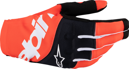 ALPINESTARS Techstar MX Gloves - Black/Hot Orange - Medium 3560125-1041-M