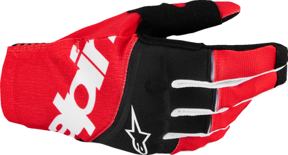 ALPINESTARS Techstar MX Gloves - Black/Bright Red - XL 3560125-1303-XL
