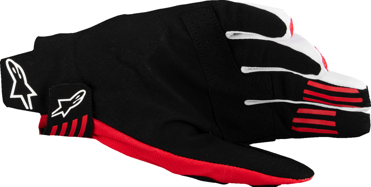 ALPINESTARS Techstar MX Gloves - Black/Bright Red - Medium 3560125-1303-M