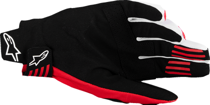 ALPINESTARS Techstar MX Gloves - Black/Bright Red - Medium 3560125-1303-M